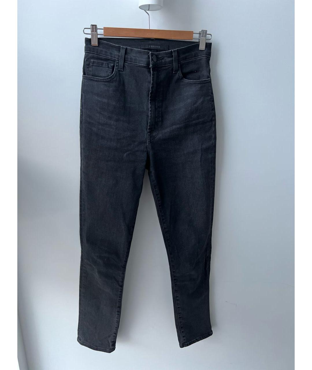 JBRAND Черные хлопко-лиоцелловые прямые джинсы, фото 7