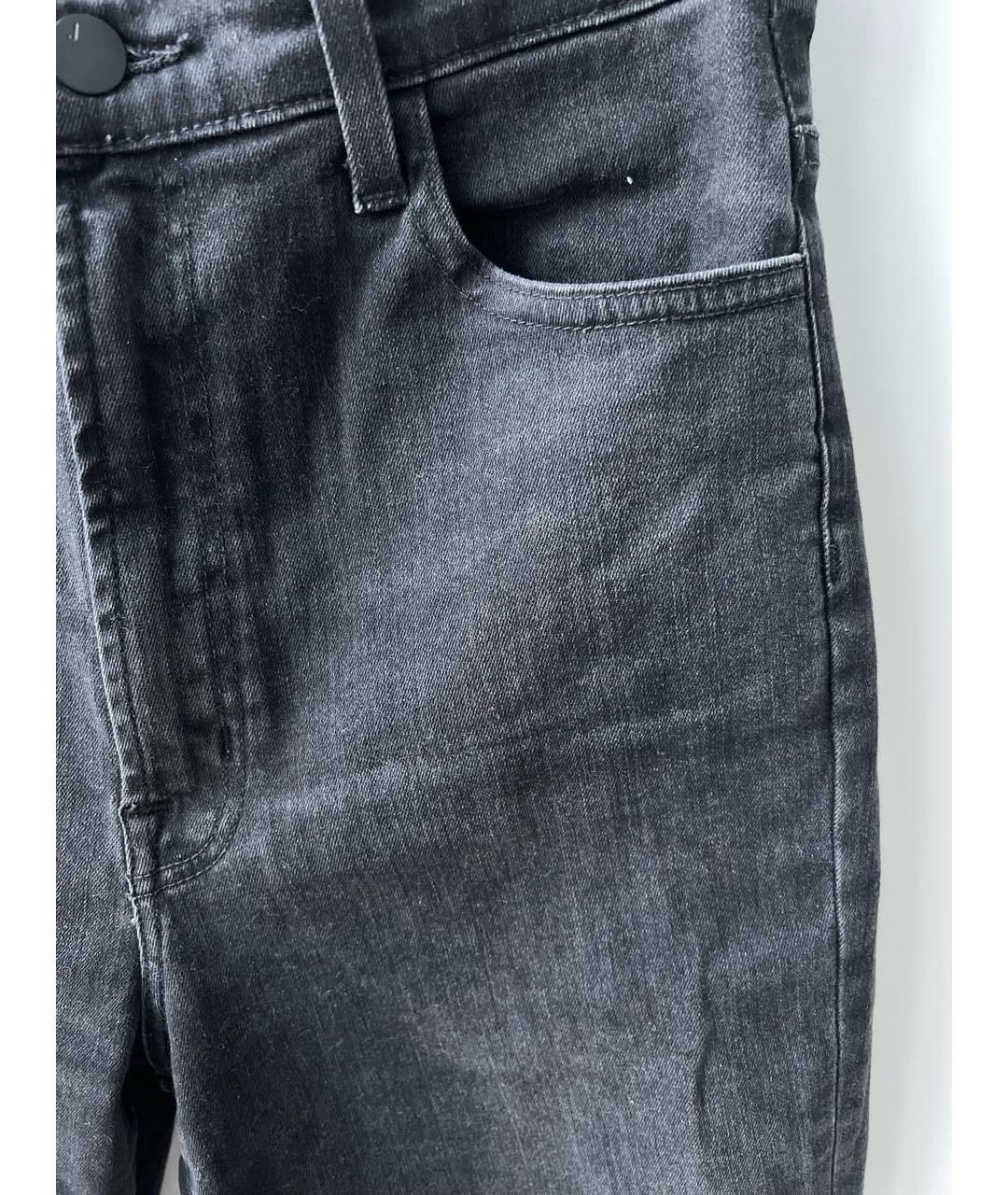 JBRAND Черные хлопко-лиоцелловые прямые джинсы, фото 4