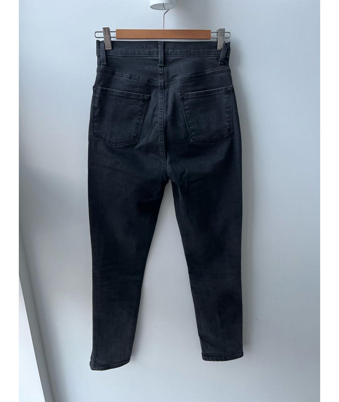 JBRAND Черные хлопко-лиоцелловые прямые джинсы, фото 2
