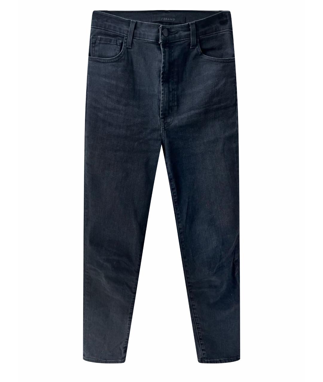 JBRAND Черные хлопко-лиоцелловые прямые джинсы, фото 1
