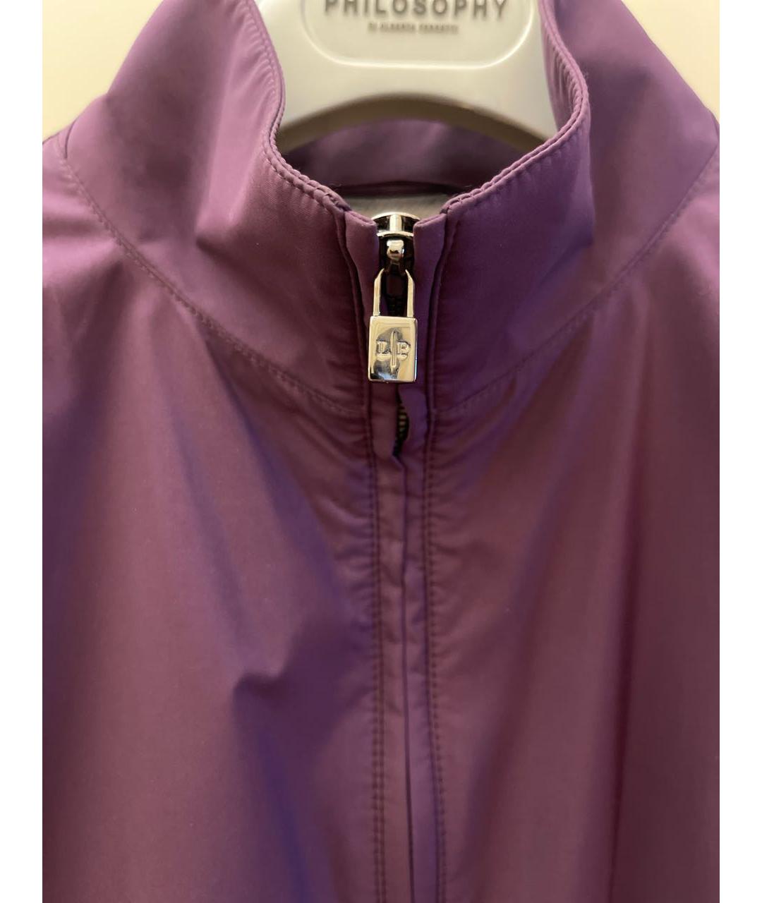LORO PIANA Фиолетовая шерстяная куртка, фото 2