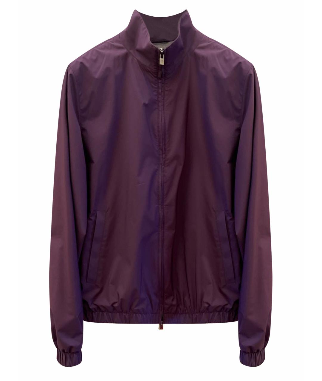 LORO PIANA Фиолетовая шерстяная куртка, фото 1