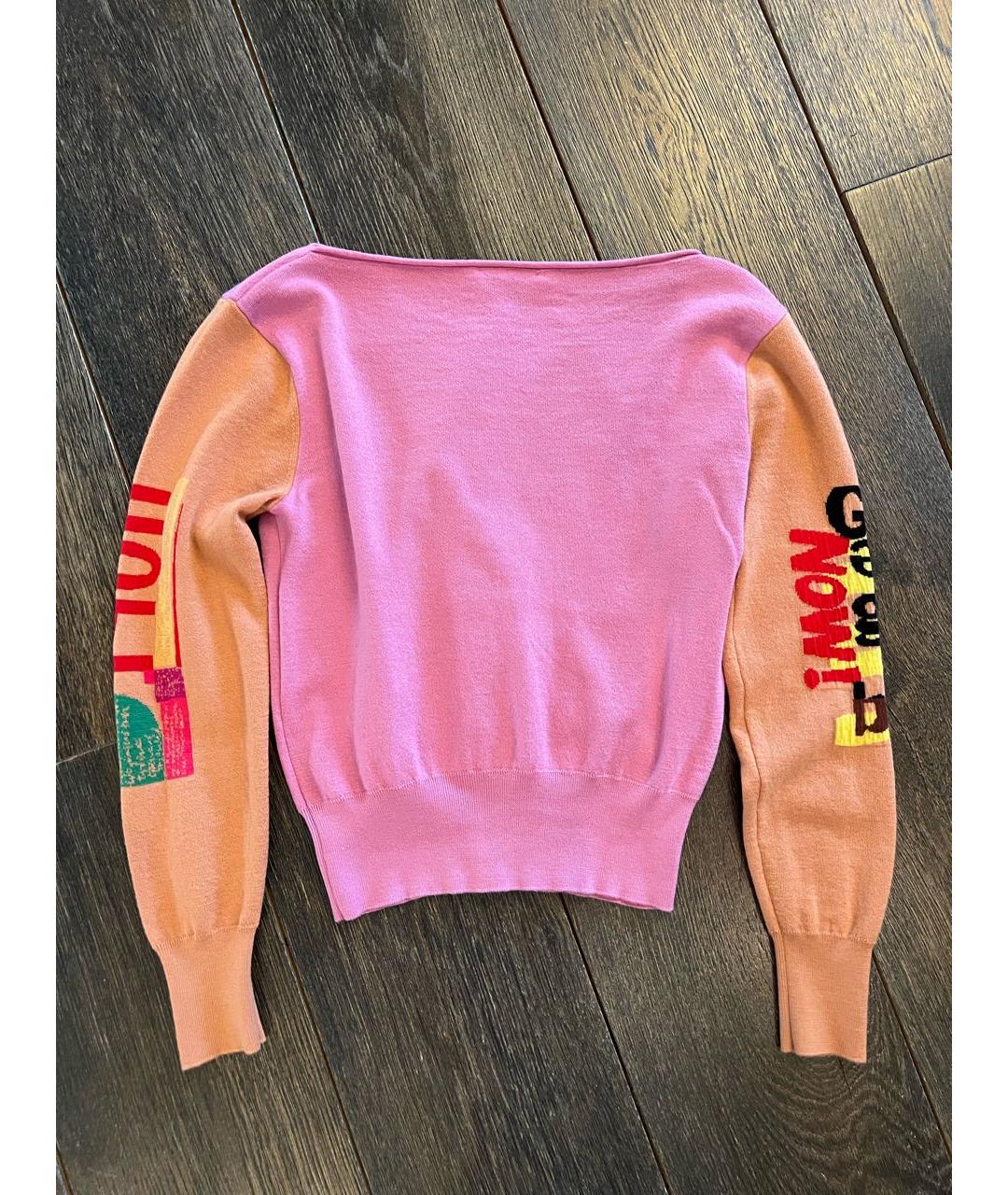 CHLOE Розовый шерстяной джемпер / свитер, фото 3
