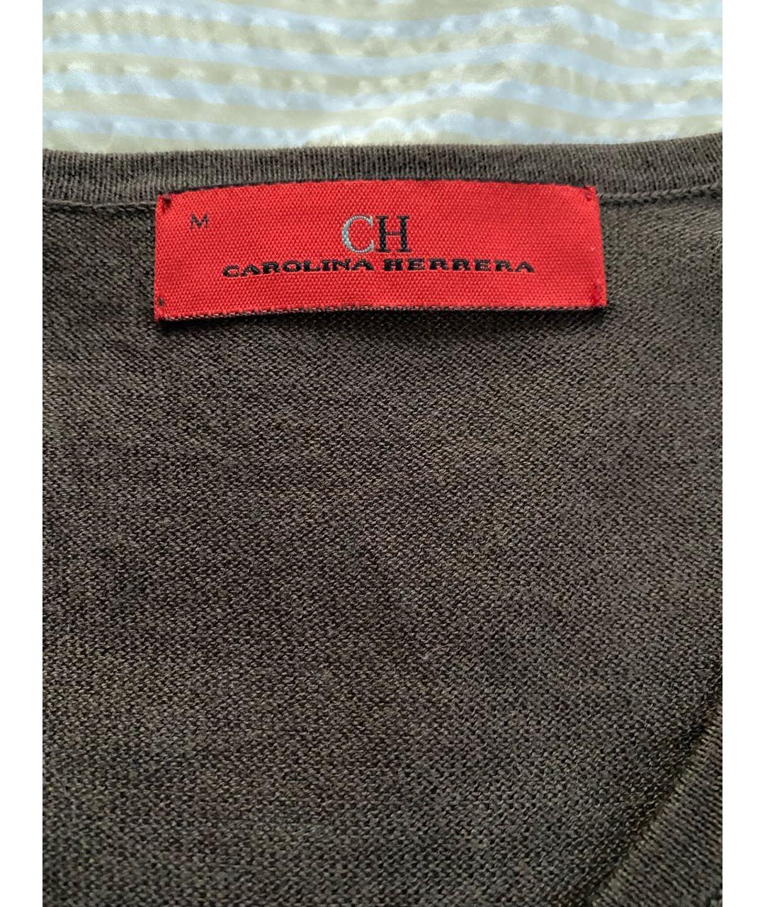 CH CAROLINA HERRERA Коричневый джемпер / свитер, фото 2