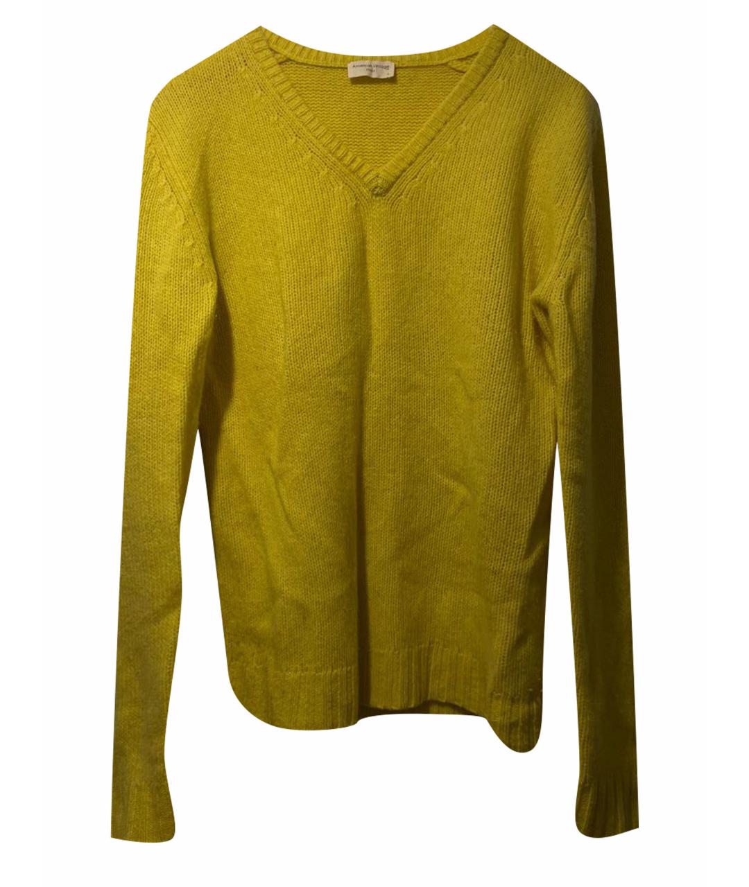AMERICAN VINTAGE Желтый шерстяной джемпер / свитер, фото 1