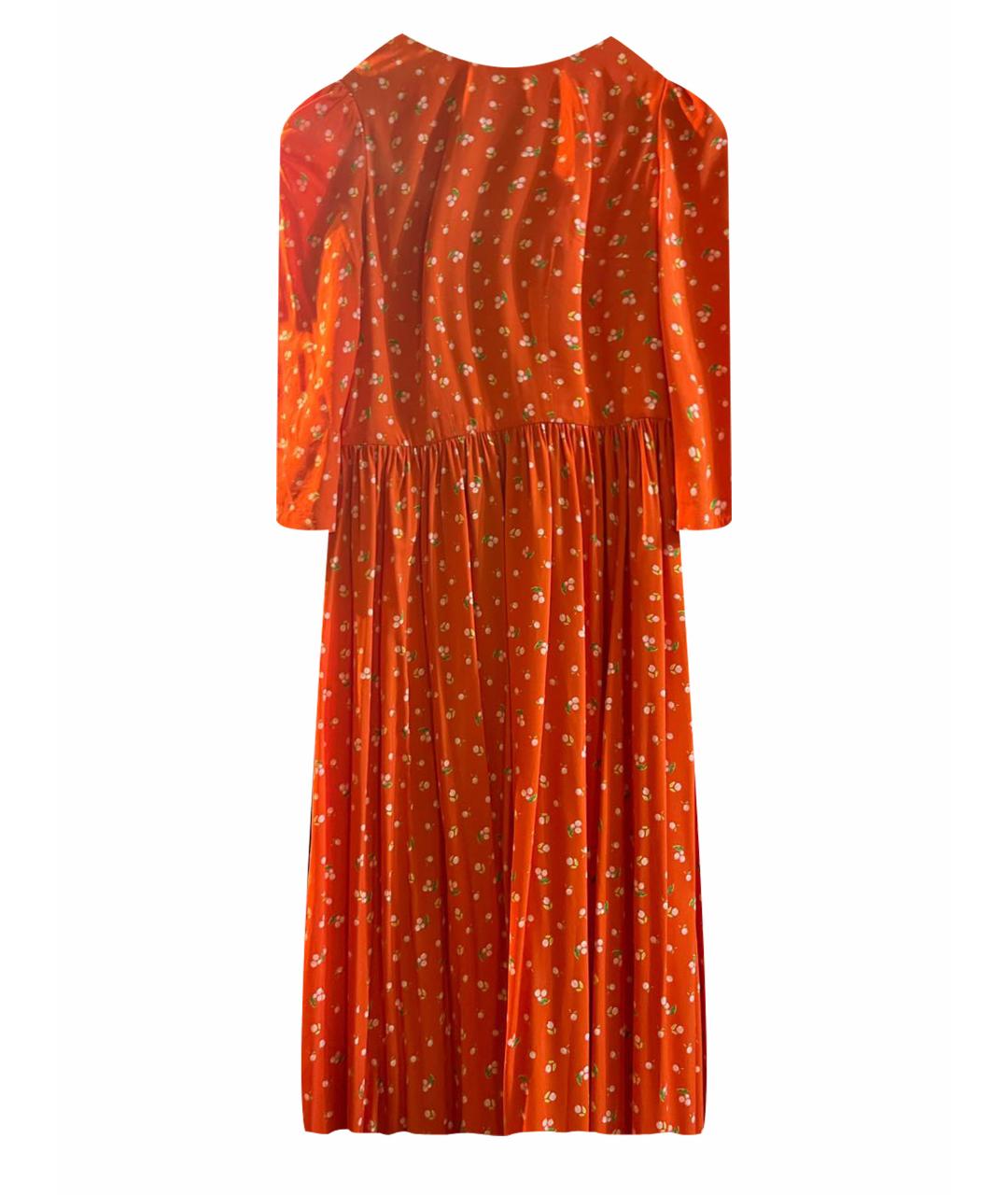 ULYANA SERGEENKO Красное синтетическое платье, фото 1
