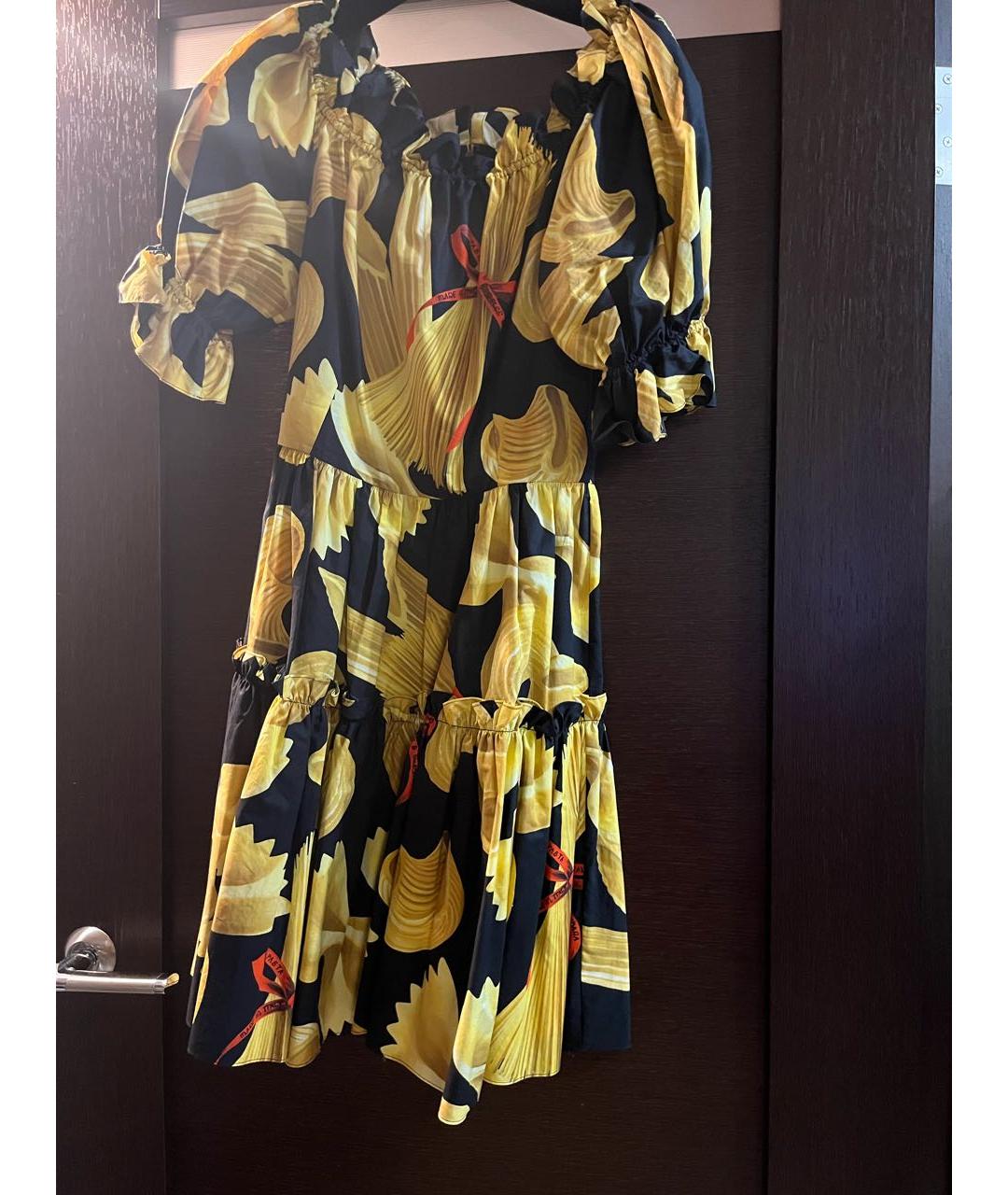 DOLCE&GABBANA Черное синтетическое коктейльное платье, фото 4