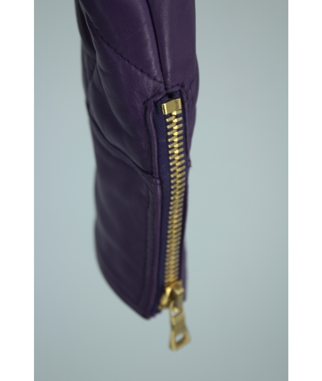 BALMAIN Фиолетовая кожаная куртка, фото 6