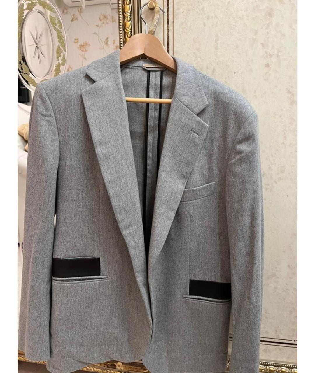 HERMES Серый пиджак, фото 4
