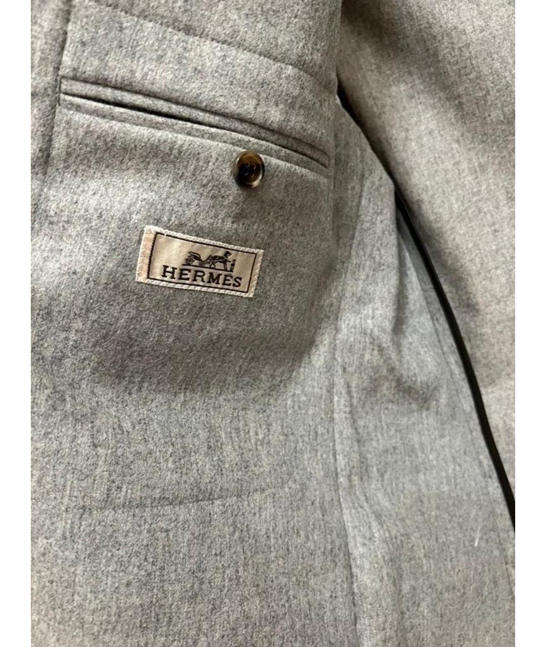 HERMES Серый пиджак, фото 3