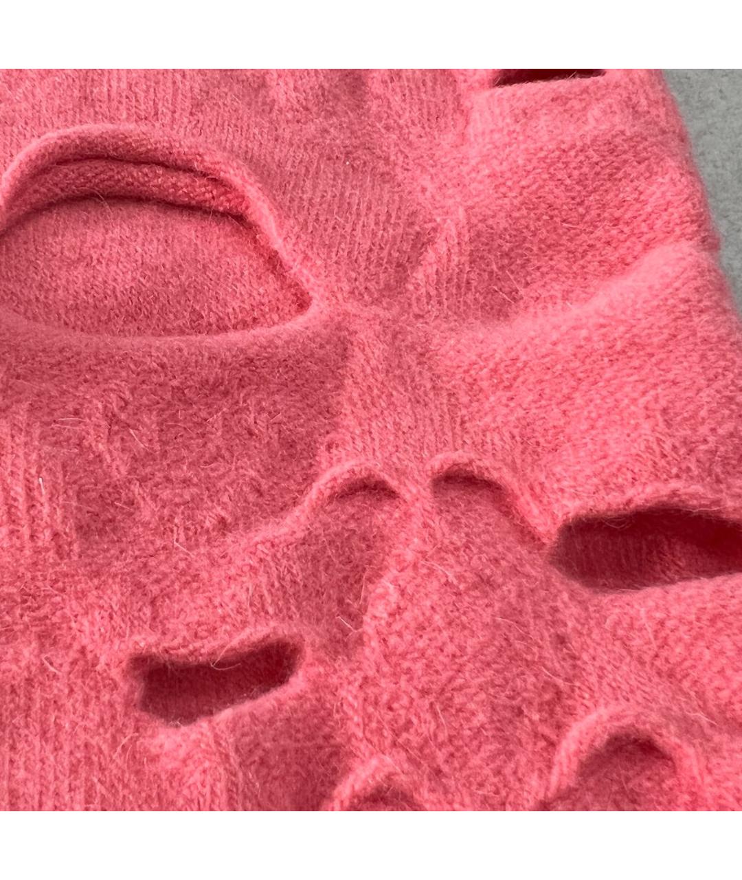 CHANEL PRE-OWNED Розовые брюки узкие, фото 8