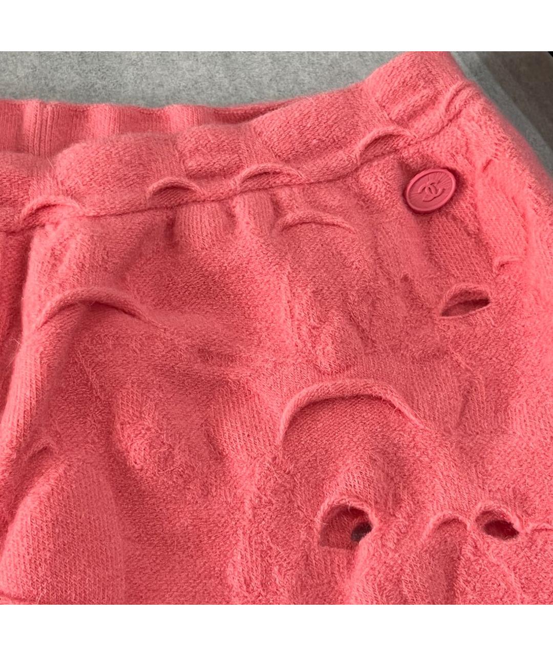 CHANEL PRE-OWNED Розовые брюки узкие, фото 4