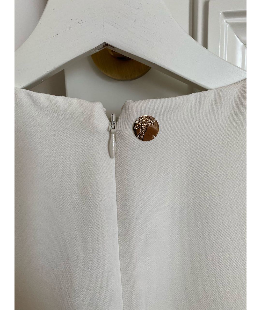 VERSACE COLLECTION Белое полиэстеровое вечернее платье, фото 3