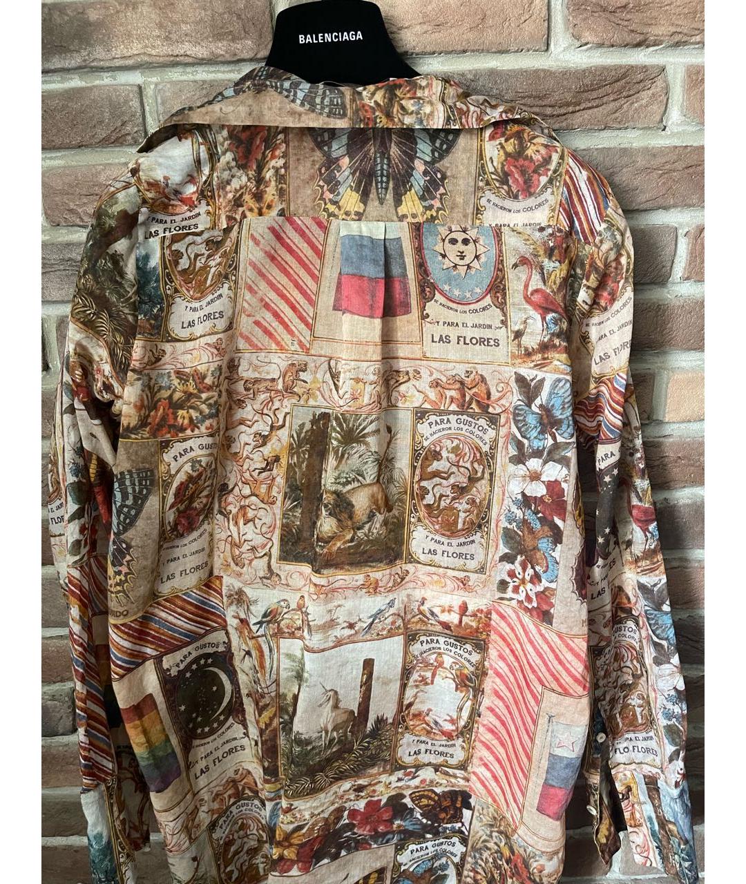VALENTINO Горчичная вискозная рубашка, фото 2