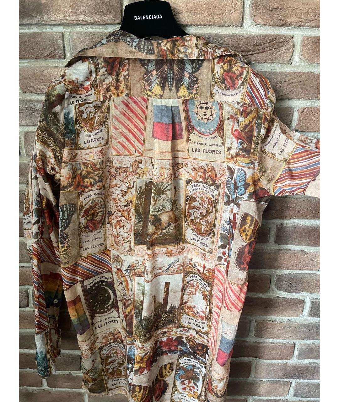 VALENTINO Горчичная вискозная рубашка, фото 8