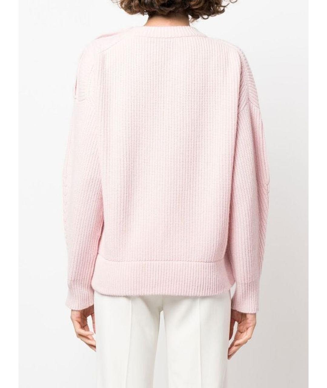 YVES SALOMON Розовый кашемировый джемпер / свитер, фото 3