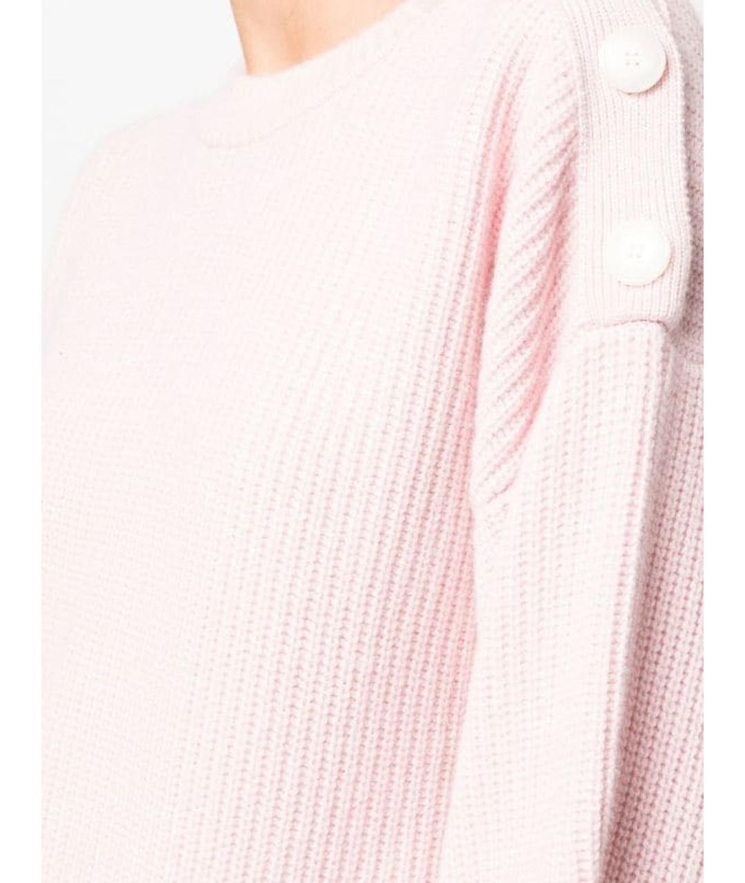 YVES SALOMON Розовый кашемировый джемпер / свитер, фото 4