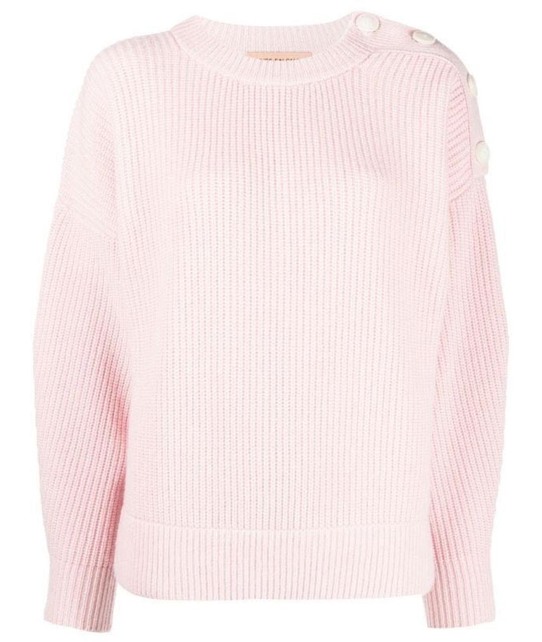 YVES SALOMON Розовый кашемировый джемпер / свитер, фото 1