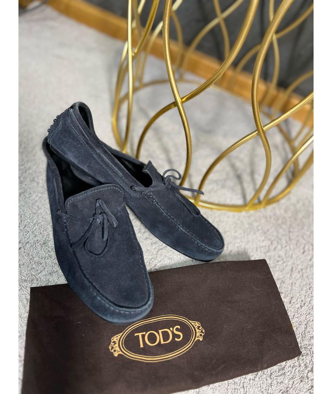 TOD'S Замшевые мокасины, фото 2