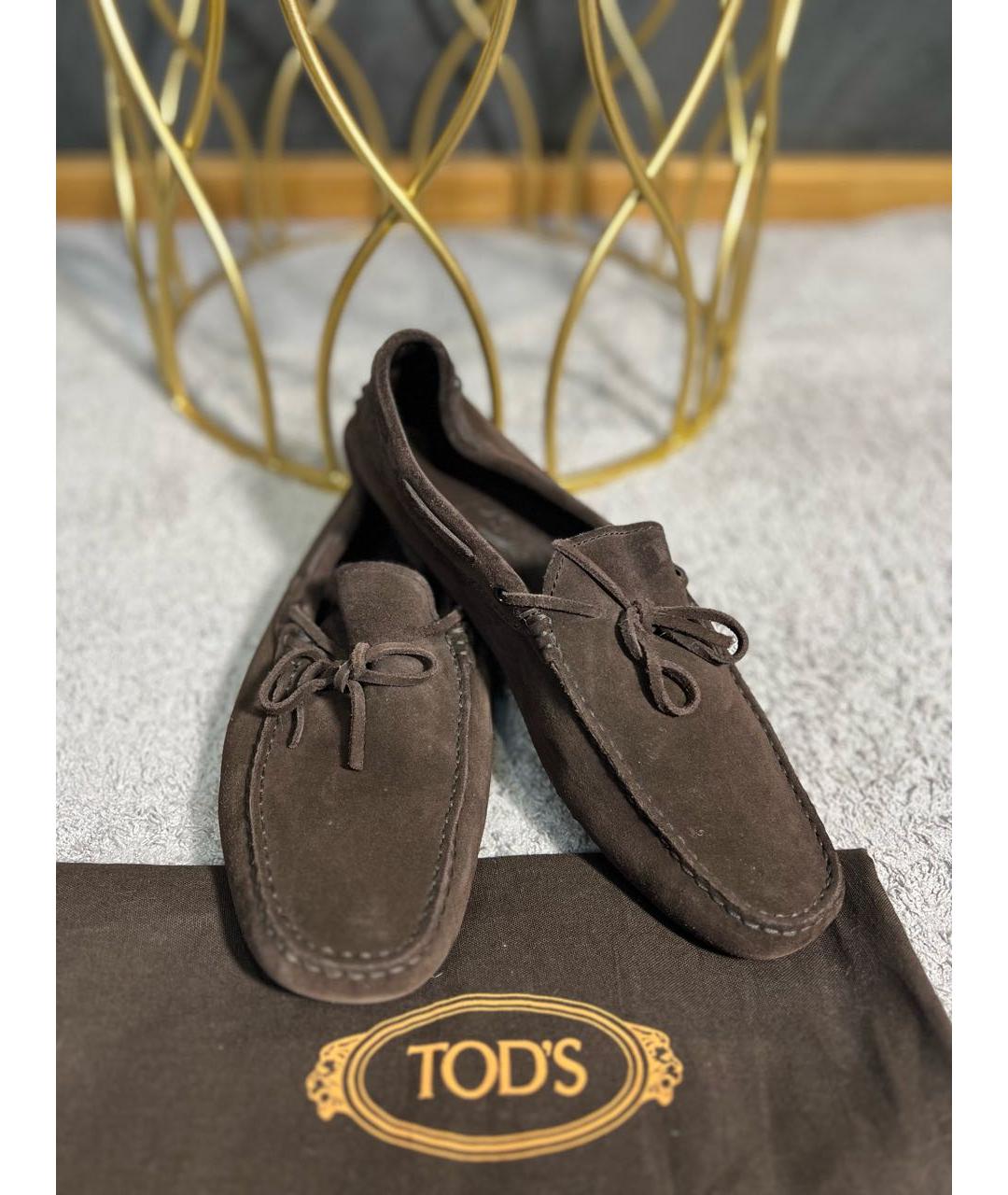 TOD'S Замшевые мокасины, фото 3