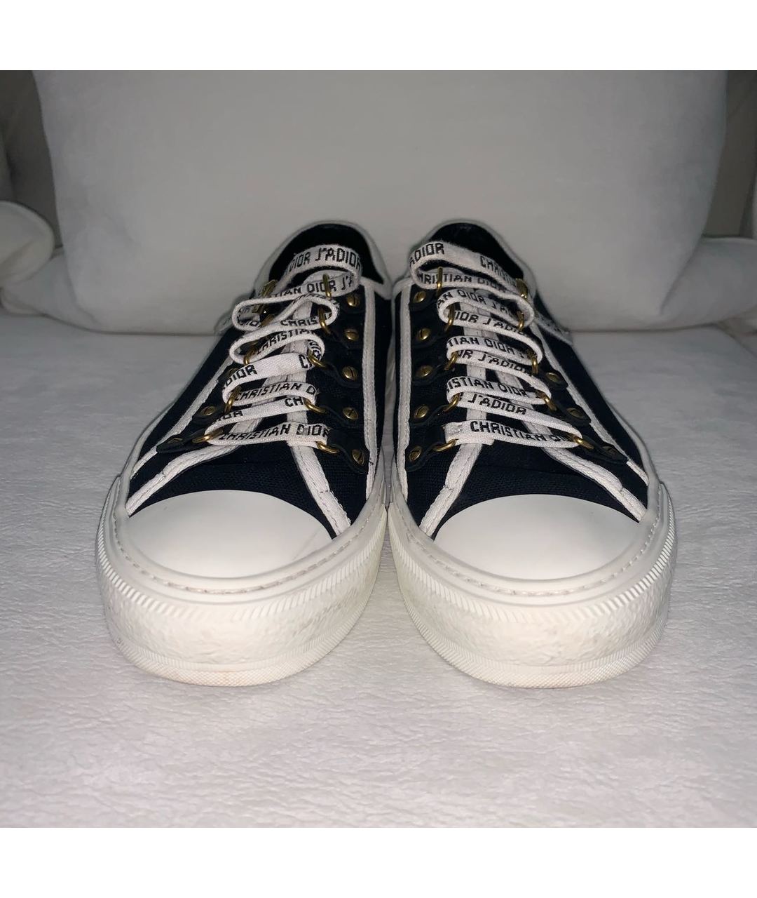 CHRISTIAN DIOR PRE-OWNED Черные текстильные кроссовки, фото 2