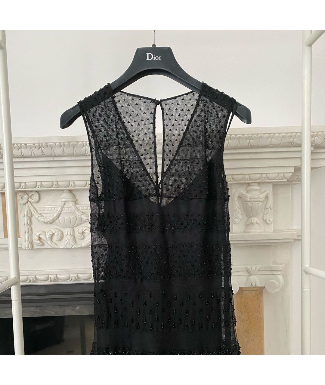 CHRISTIAN DIOR PRE-OWNED Черное полиамидовое вечернее платье, фото 4