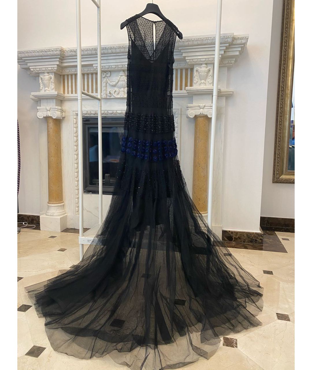CHRISTIAN DIOR PRE-OWNED Черное полиамидовое вечернее платье, фото 2