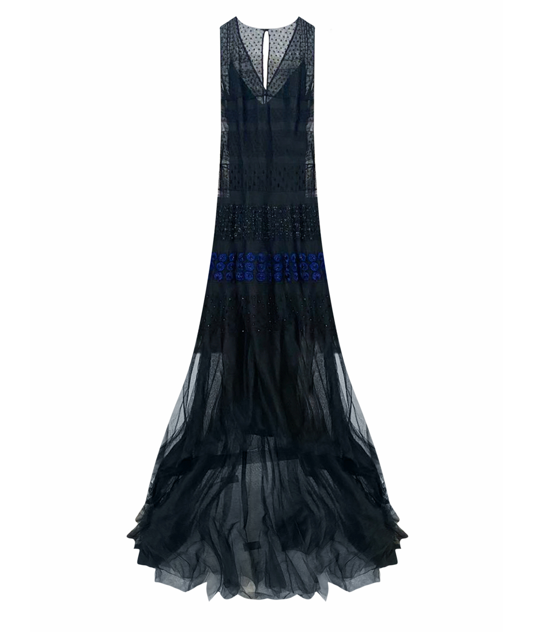 CHRISTIAN DIOR PRE-OWNED Черное полиамидовое вечернее платье, фото 1