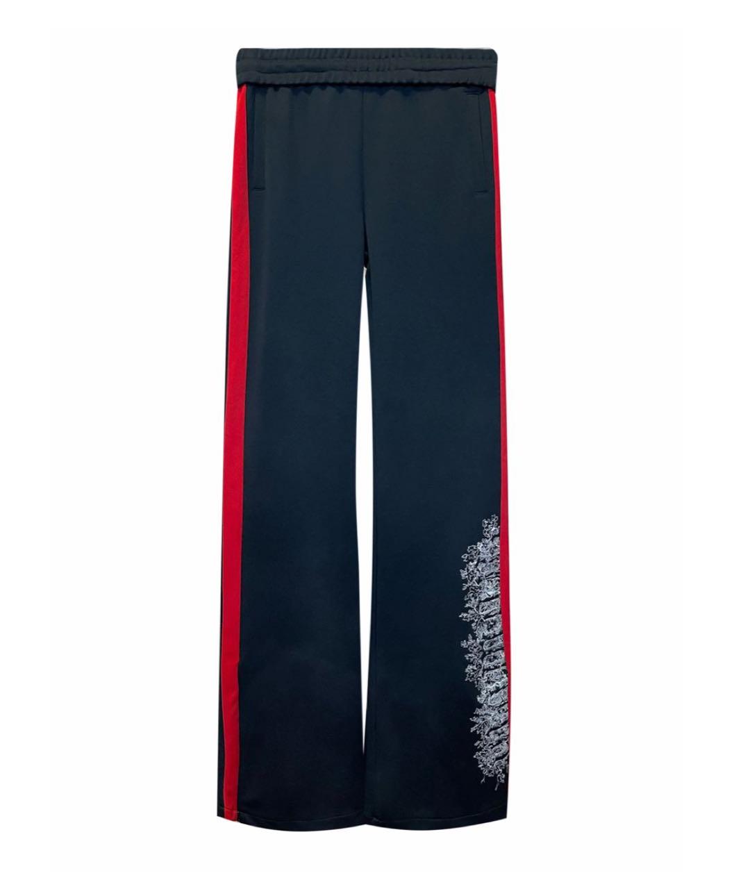 OFF-WHITE Черные полиэстеровые спортивные брюки и шорты, фото 1