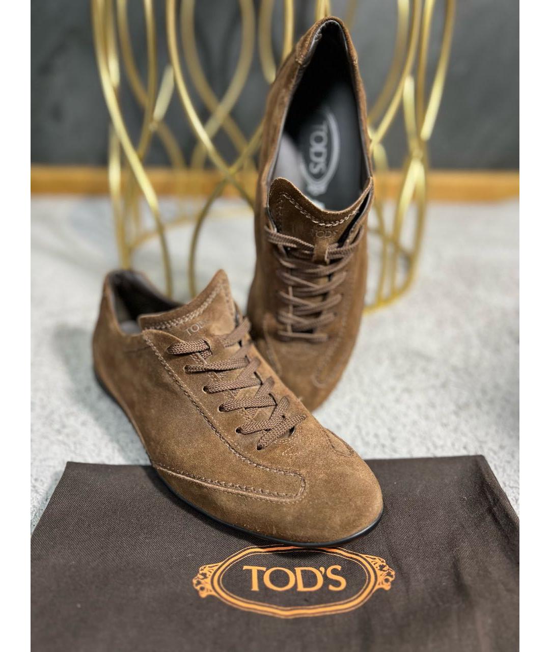 TOD'S Замшевые высокие кроссовки / кеды, фото 2