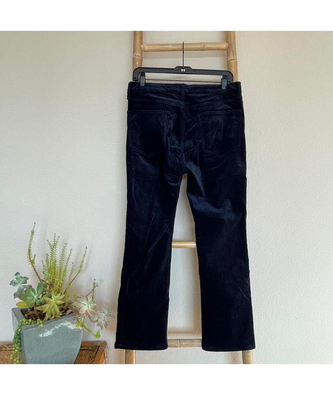 RAG&BONE Темно-синие хлопковые прямые джинсы, фото 3