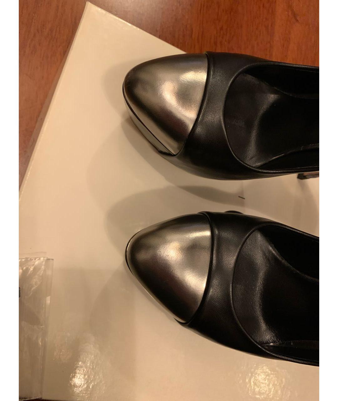 CASADEI Черные кожаные туфли, фото 2