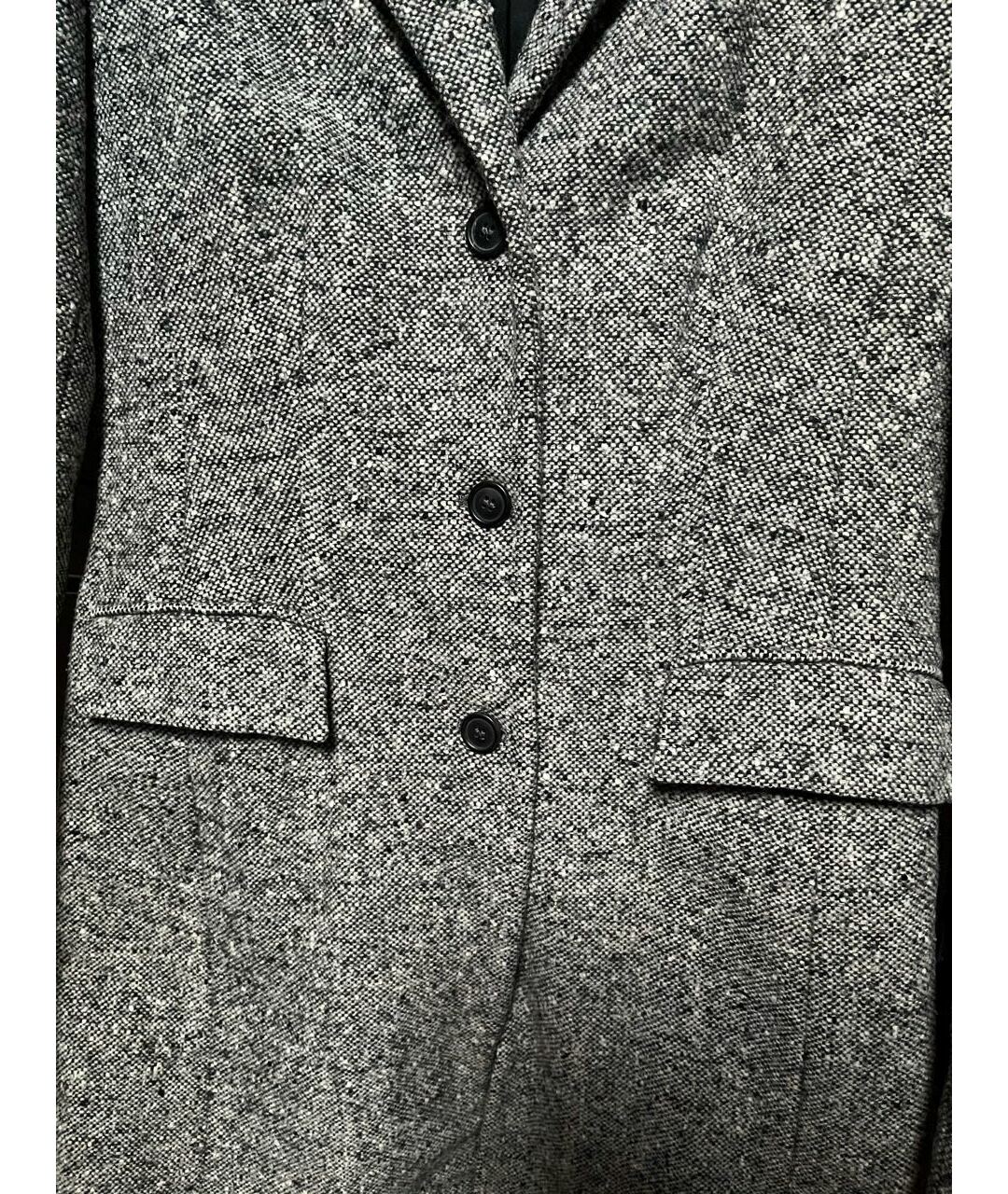 MICHAEL KORS Серое шерстяное пальто, фото 5