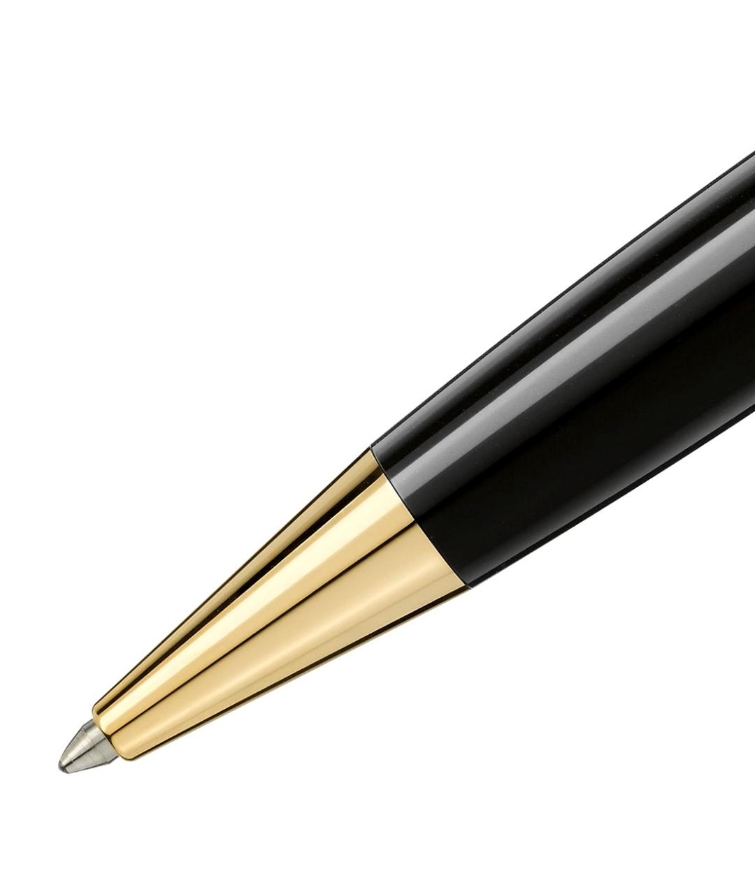 MONTBLANC Черная пластиковая шариковая ручка, фото 3