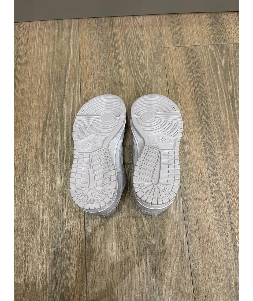 NIKE Фиолетовые кроссовки из искусственной кожи, фото 5