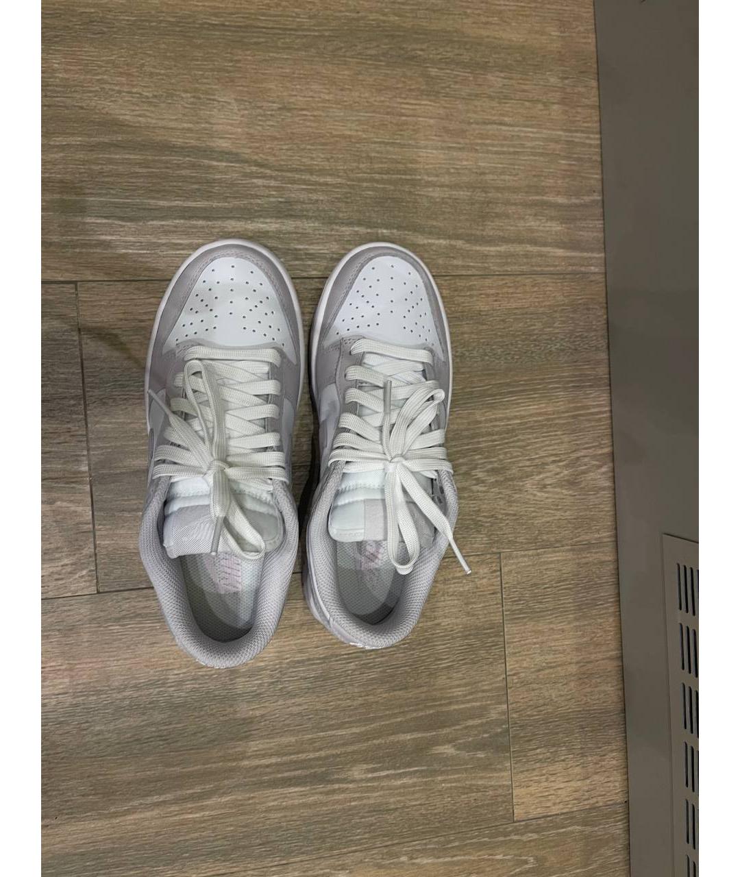 NIKE Фиолетовые кроссовки из искусственной кожи, фото 3