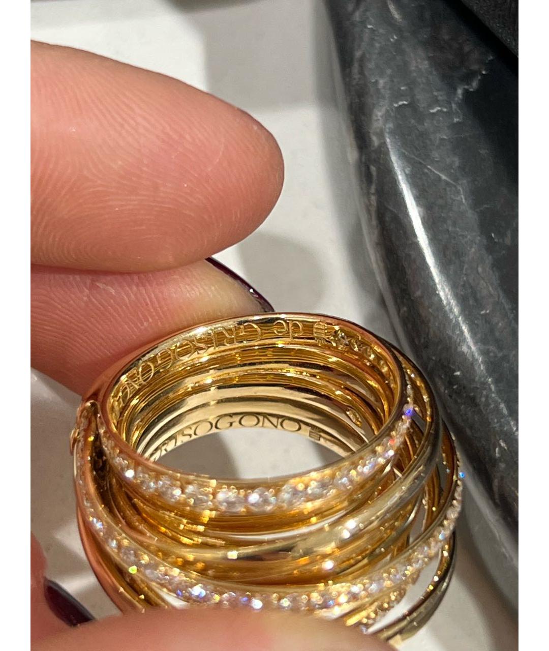 DE GRISOGONO Золотое кольцо из желтого золота, фото 7