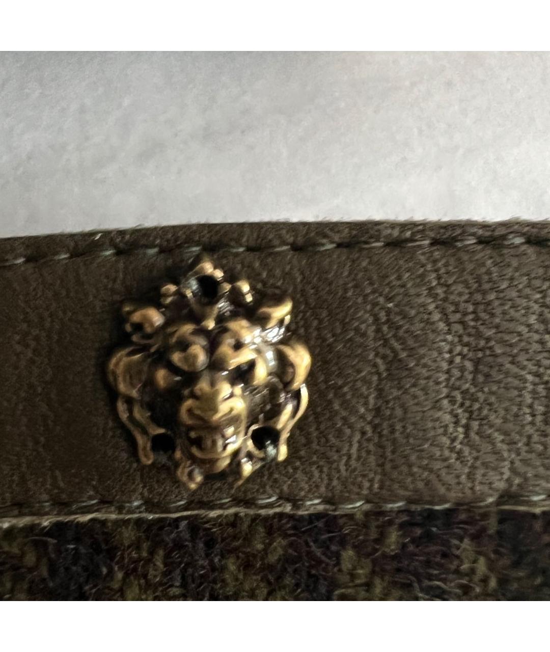 CHANEL Зеленые кожаные митенки, фото 4