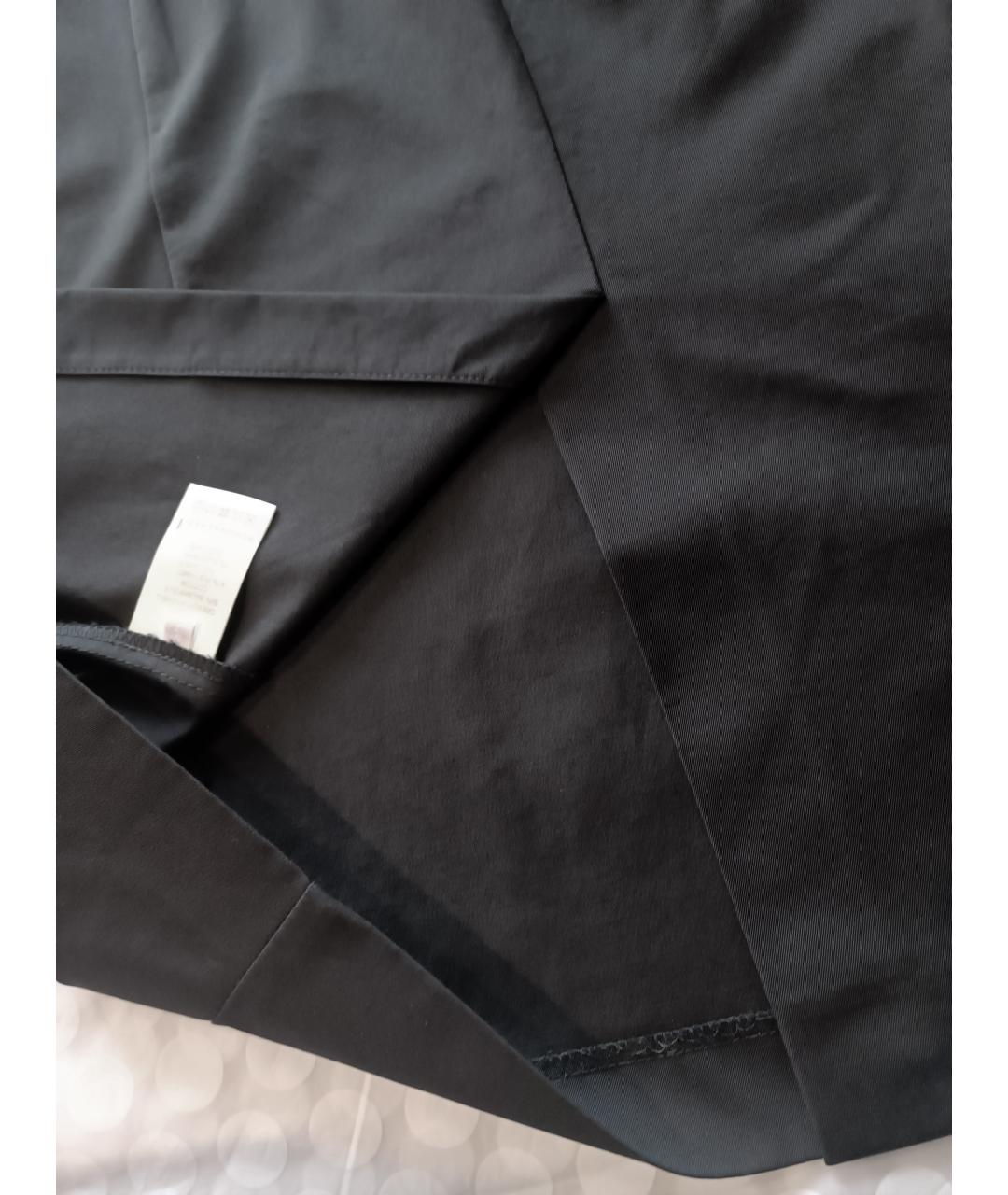 DOROTHEE SCHUMACHER Черная хлопковая юбка миди, фото 5