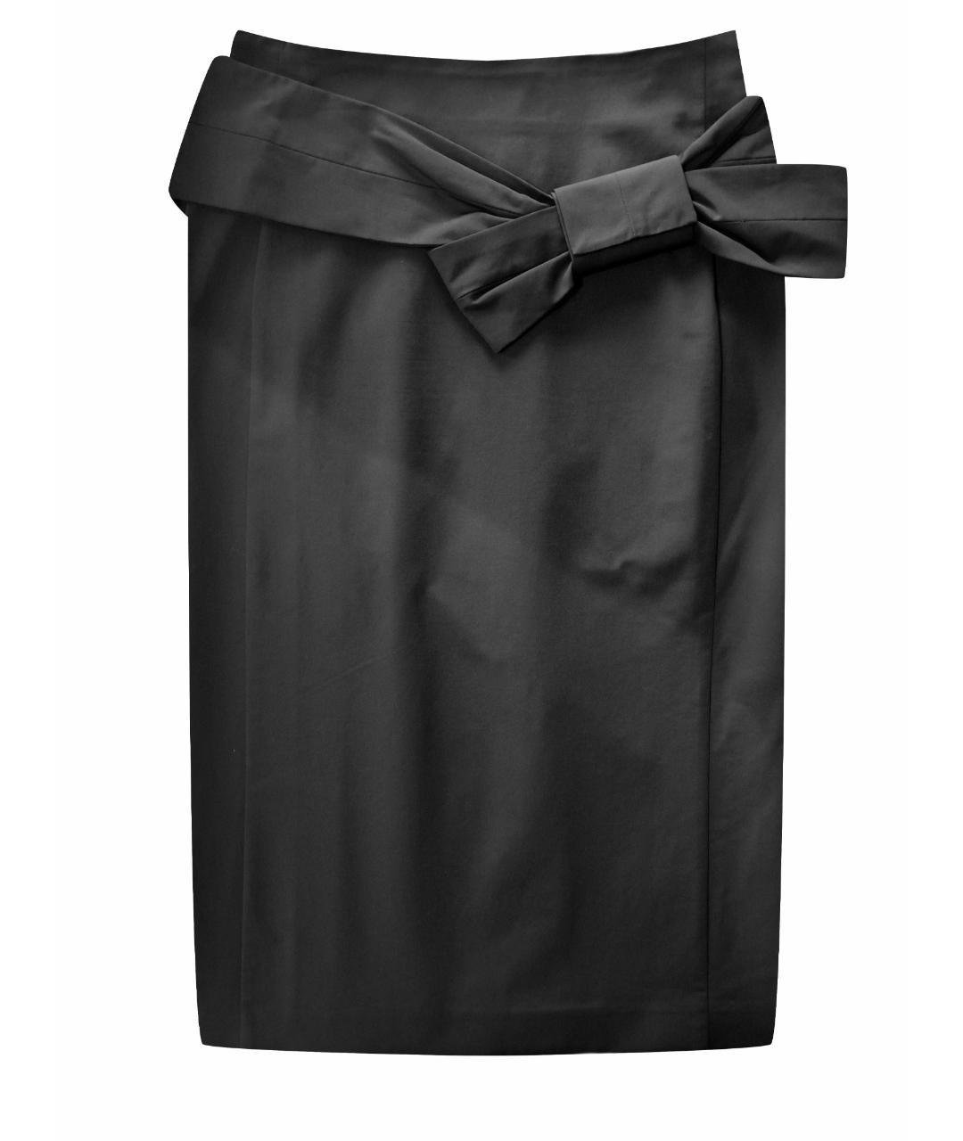 DOROTHEE SCHUMACHER Черная хлопковая юбка миди, фото 1
