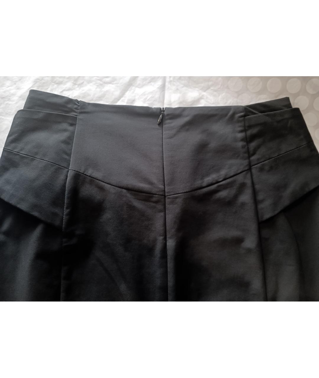 DOROTHEE SCHUMACHER Черная хлопковая юбка миди, фото 7