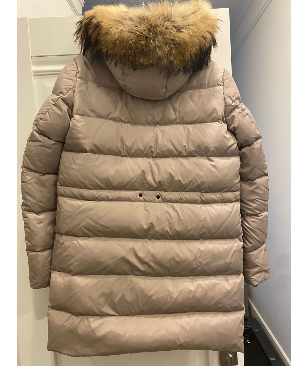 MONCLER Бежевый пуховик, фото 2