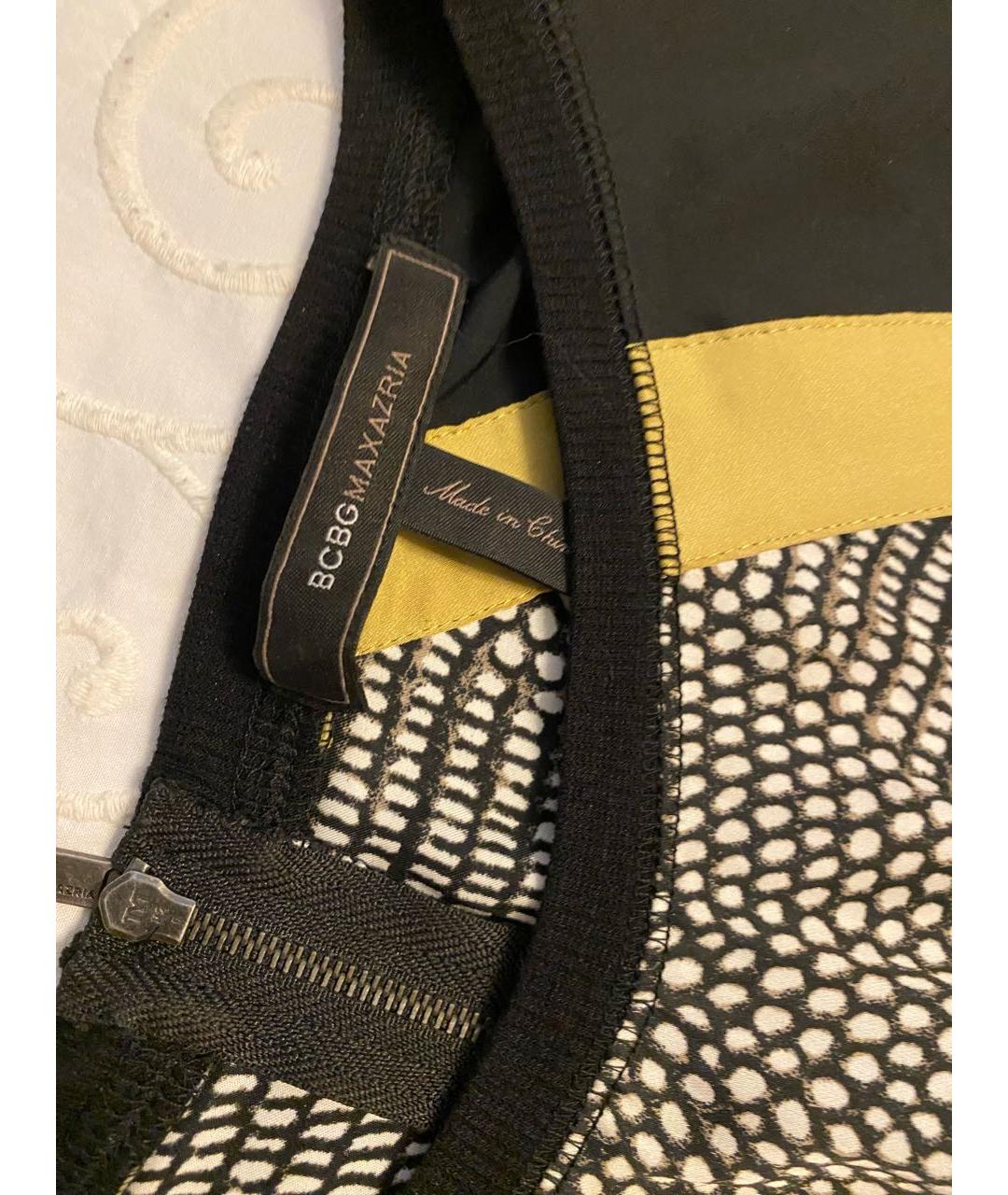 BCBG MAXAZRIA Мульти полиэстеровое платье, фото 3