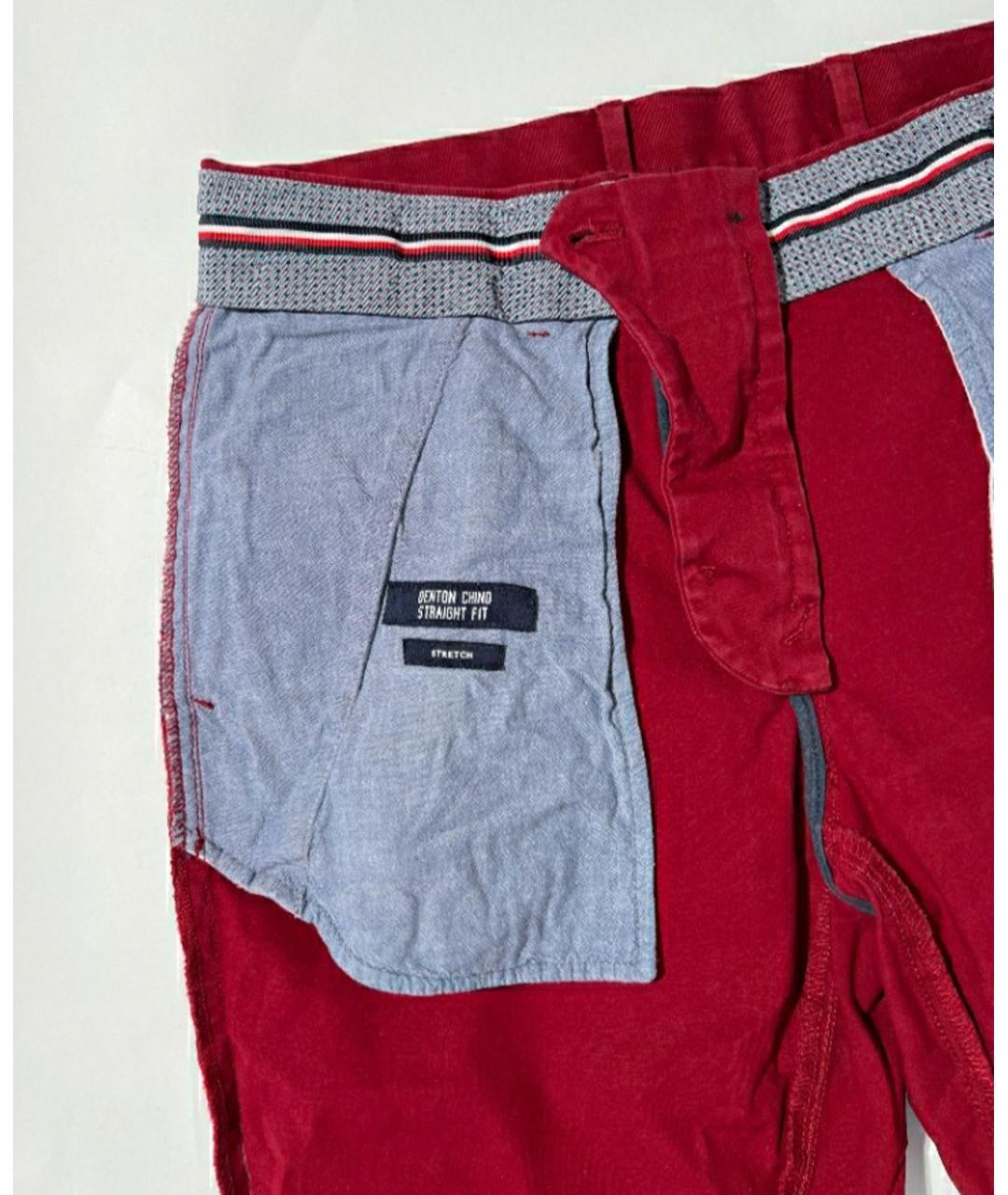 TOMMY HILFIGER Красные хлопковые брюки чинос, фото 6