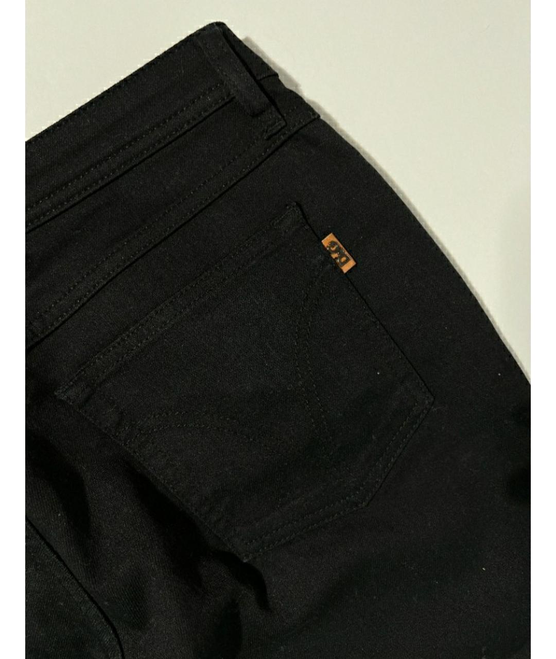 DOLCE&GABBANA Черные хлопко-полиэстеровые джинсы слим, фото 4