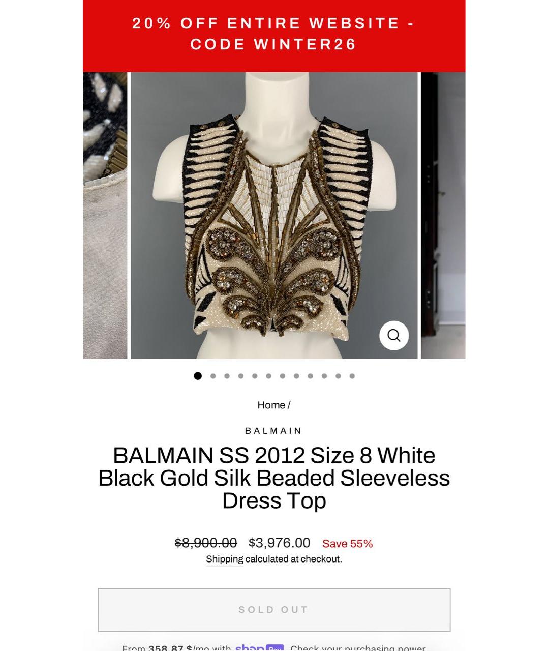 BALMAIN Бежевый жилет, фото 7