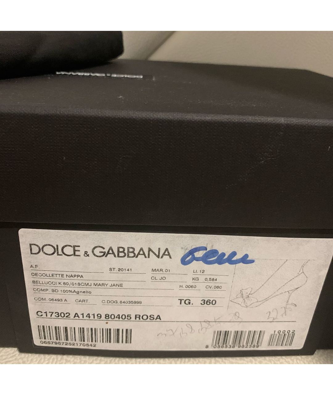 DOLCE&GABBANA Бежевые кожаные туфли, фото 6