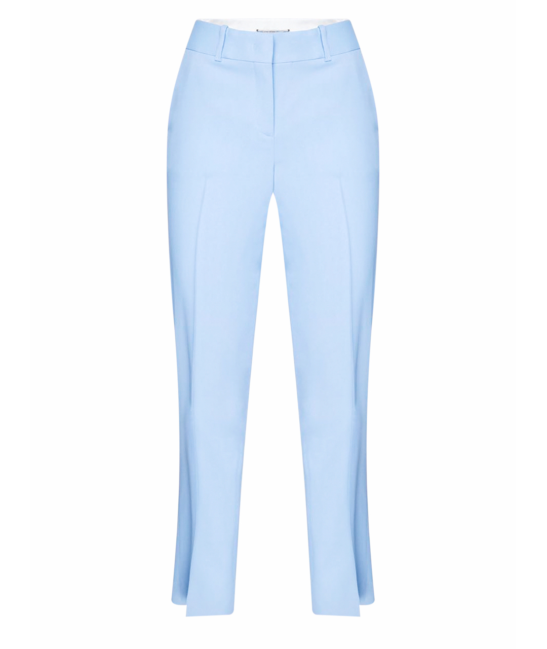ERMANNO SCERVINO Голубые вискозные брюки узкие, фото 1