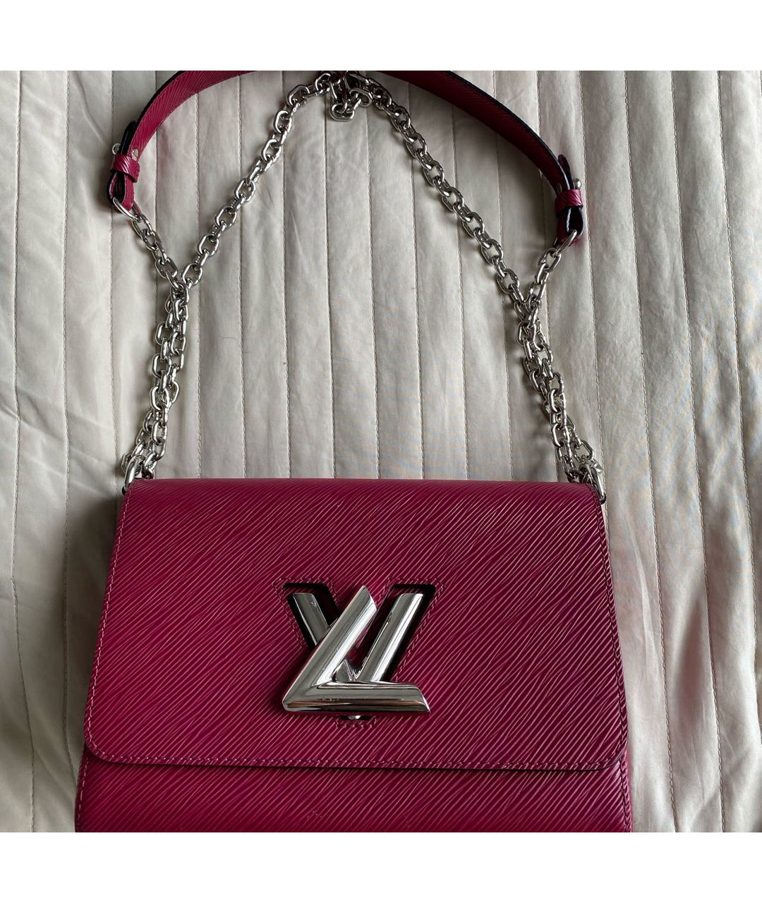 LOUIS VUITTON PRE-OWNED Фуксия кожаная сумка тоут, фото 3