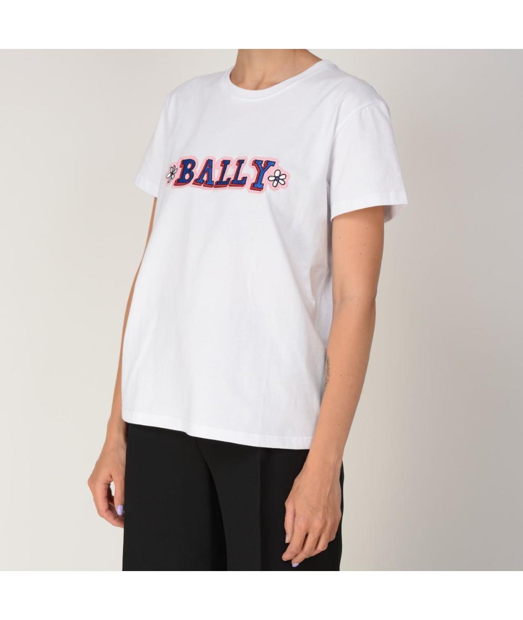 BALLY Белая футболка, фото 4